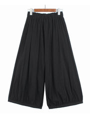 Polka Dots Stretch Waist Wide-Leg Pants