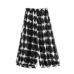 Polka Dots Wide Leg Pants