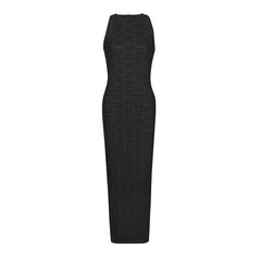 Printed Knit Maxi Dress