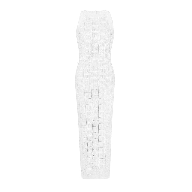 Printed Knit Maxi Dress