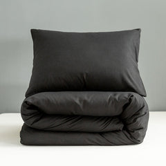 1pc Duvet Cover Queen Size Black Color Bedclothes Comforter Cover King edredom Microfiber Quilt Cover(without pillowcase