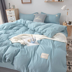 Bedding Set Bed Linen 2 Bedrooms Duvet Cover Bedspread on The Bed Sheet Euro Couple Quilt  220x240 Nordic Covers for Bed of 150