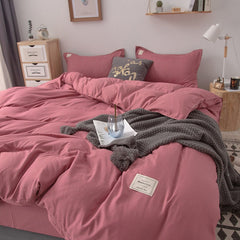 Bedding Set Bed Linen 2 Bedrooms Duvet Cover Bedspread on The Bed Sheet Euro Couple Quilt  220x240 Nordic Covers for Bed of 150