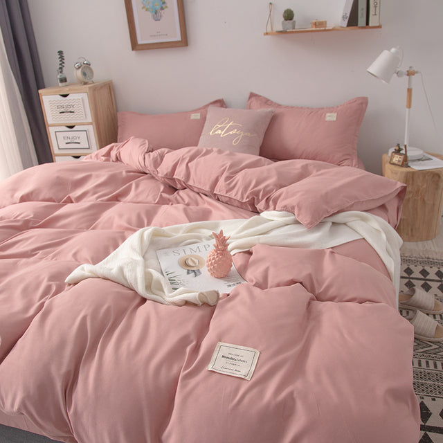 Bedding Set Bed Linen 2 Bedrooms Duvet Cover Bedspread on The Bed Sheet Euro Couple Quilt  220x240 Nordic Covers for Bed of 150