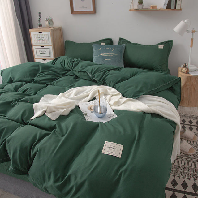 Bedding Set Bed Linen 2 Bedrooms Duvet Cover Bedspread on The Bed Sheet Euro Couple Quilt  220x240 Nordic Covers for Bed of 150