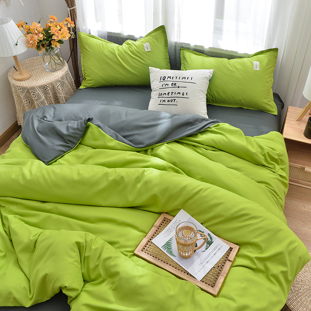 Bedding Set Bed Linen 2 Bedrooms Duvet Cover Bedspread on The Bed Sheet Euro Couple Quilt  220x240 Nordic Covers for Bed of 150