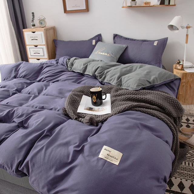 Bedding Set Bed Linen 2 Bedrooms Duvet Cover Bedspread on The Bed Sheet Euro Couple Quilt  220x240 Nordic Covers for Bed of 150