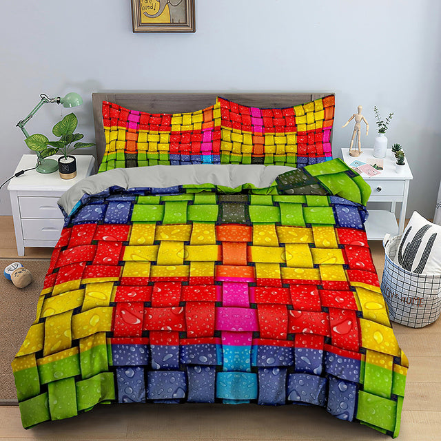 3D Printing Bedding Set Luxury Duvet Cover With Pillowcase Quilt Cover Queen King Bedding Starry Sky Pattern Comforter Cover