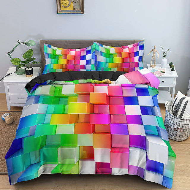 3D Printing Bedding Set Luxury Duvet Cover With Pillowcase Quilt Cover Queen King Bedding Starry Sky Pattern Comforter Cover