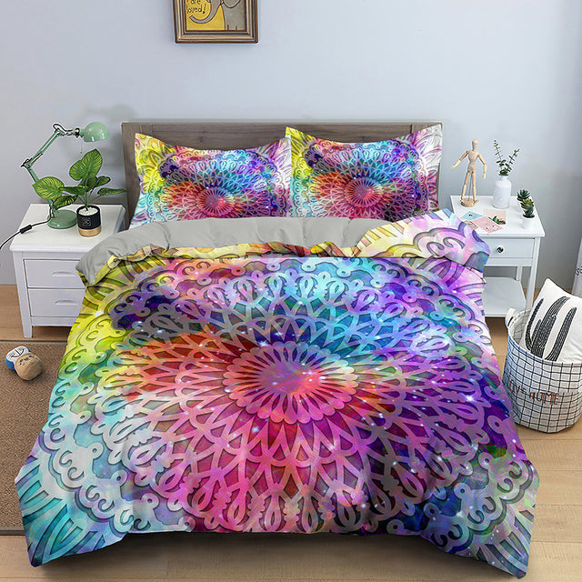 3D Printing Bedding Set Luxury Duvet Cover With Pillowcase Quilt Cover Queen King Bedding Starry Sky Pattern Comforter Cover
