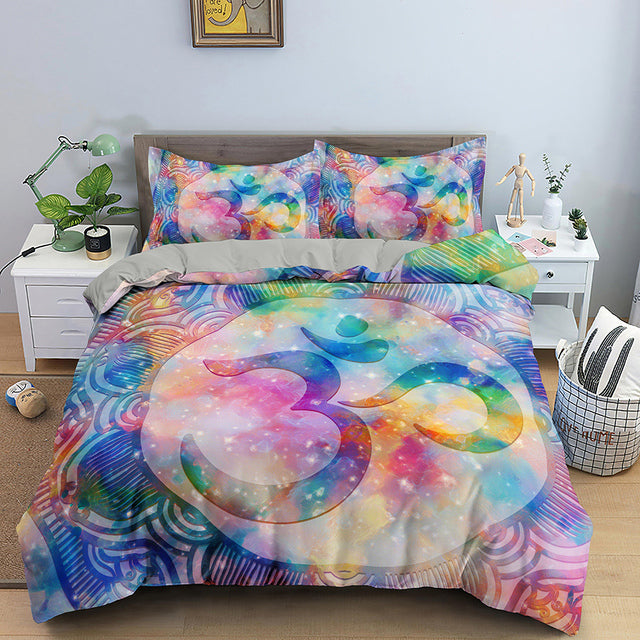 3D Printing Bedding Set Luxury Duvet Cover With Pillowcase Quilt Cover Queen King Bedding Starry Sky Pattern Comforter Cover