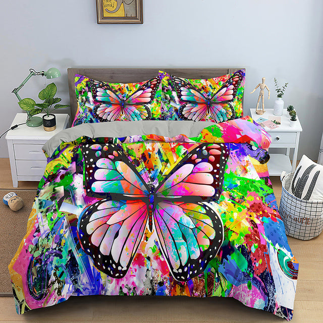 3D Printing Bedding Set Luxury Duvet Cover With Pillowcase Quilt Cover Queen King Bedding Starry Sky Pattern Comforter Cover