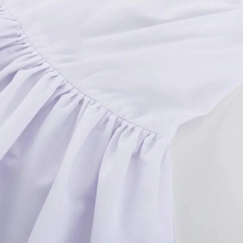 Puff Sleeve Shirt Dress