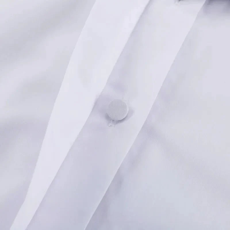 Puff Sleeve Shirt Dress