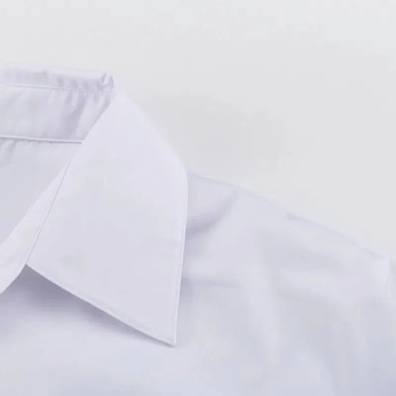 Puff Sleeve Shirt Dress