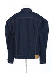 Puff Sleeves Denim Jacket