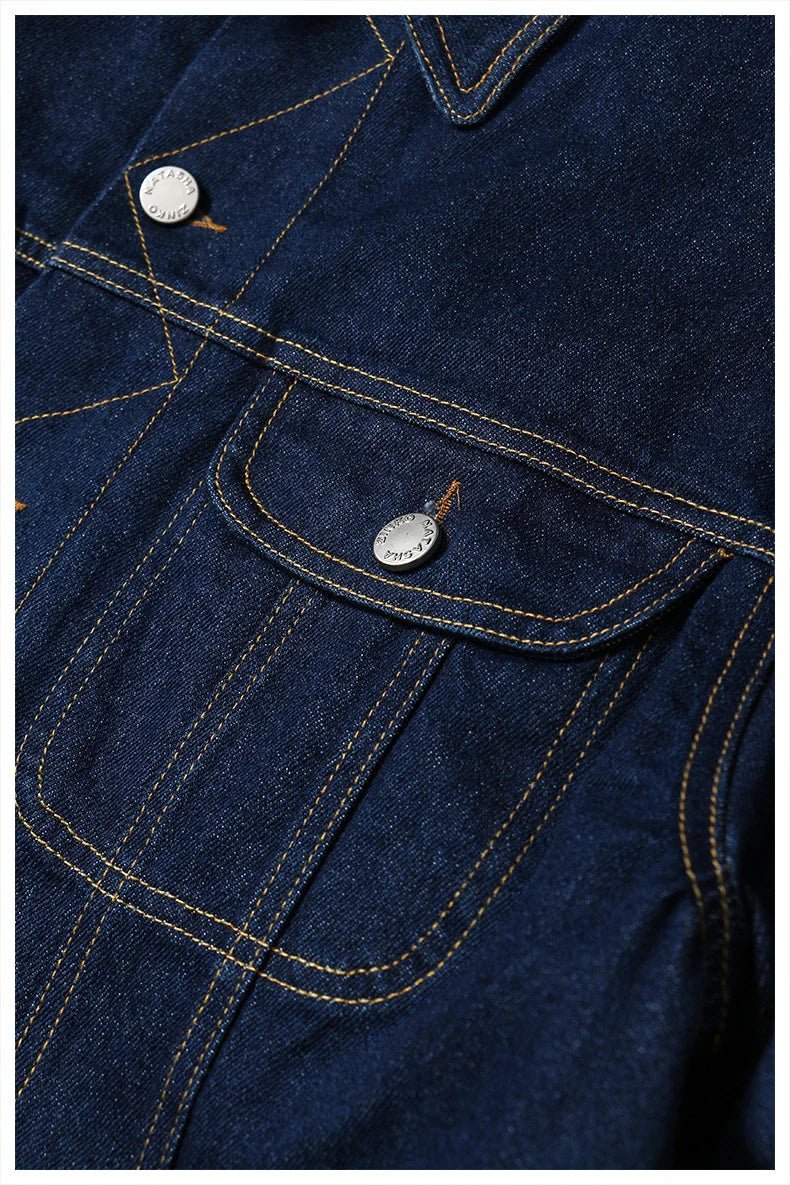 Puff Sleeves Denim Jacket