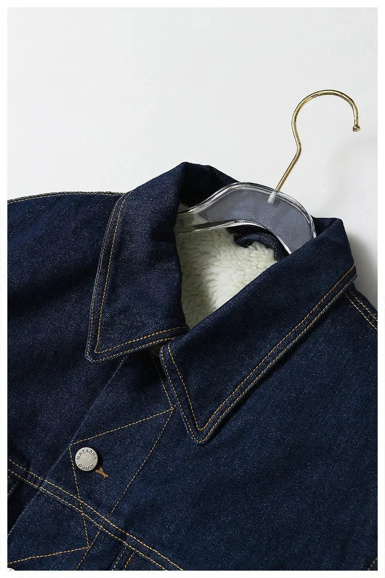 Puff Sleeves Denim Jacket