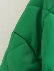 Quilted Vegan Leather Jacket