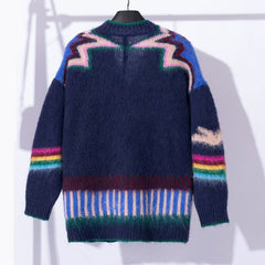Rainbow Knitted Cardigan