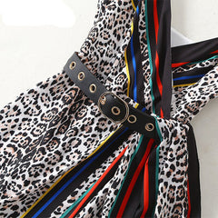 Rainbow Leopard Dress