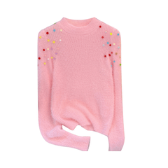 Rainbow Nonpareils Knit Sweater