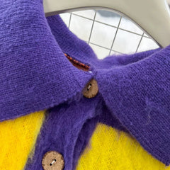 Rainbow Stripes Long Knitted Dress