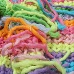 Rainbow Stripes Tassels Knit Sweater