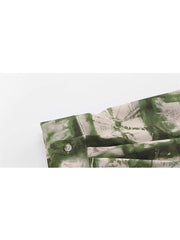 Retro Print Women's Loose Fit Shirt