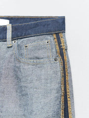 Reverse Wear Wide Leg Jeans