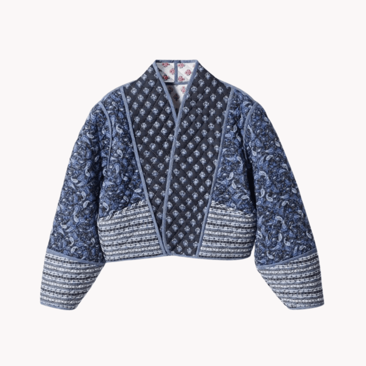 Reversible Floral Print Padded Jacket