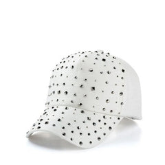 Rhinestone Adjustable Unisex Cap