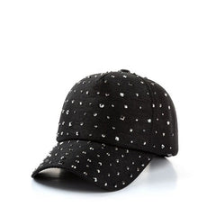 Rhinestone Adjustable Unisex Cap