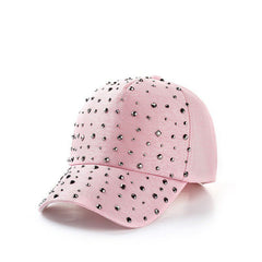 Rhinestone Adjustable Unisex Cap