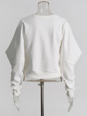 Rhinestones Long Sleeve Top