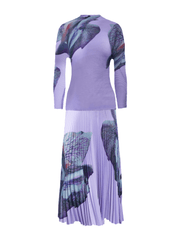 Rosy Pleated Set