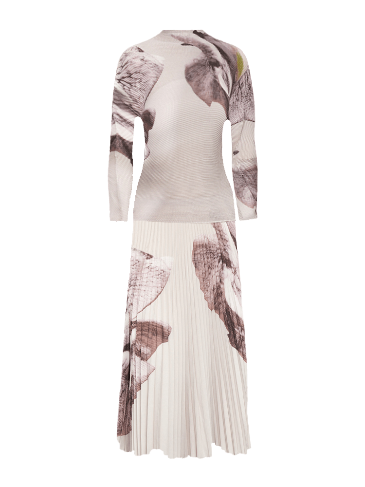 Rosy Pleated Set - @angodiva