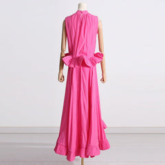 Ruffle Hem Two Piece Set - @styleconnoisseur