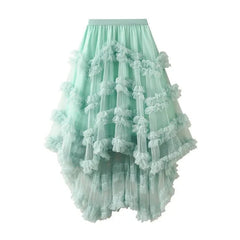 Ruffled Layered Tutu Skirt