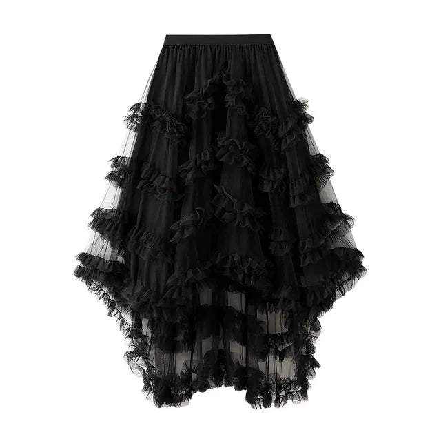 Ruffled Layered Tutu Skirt