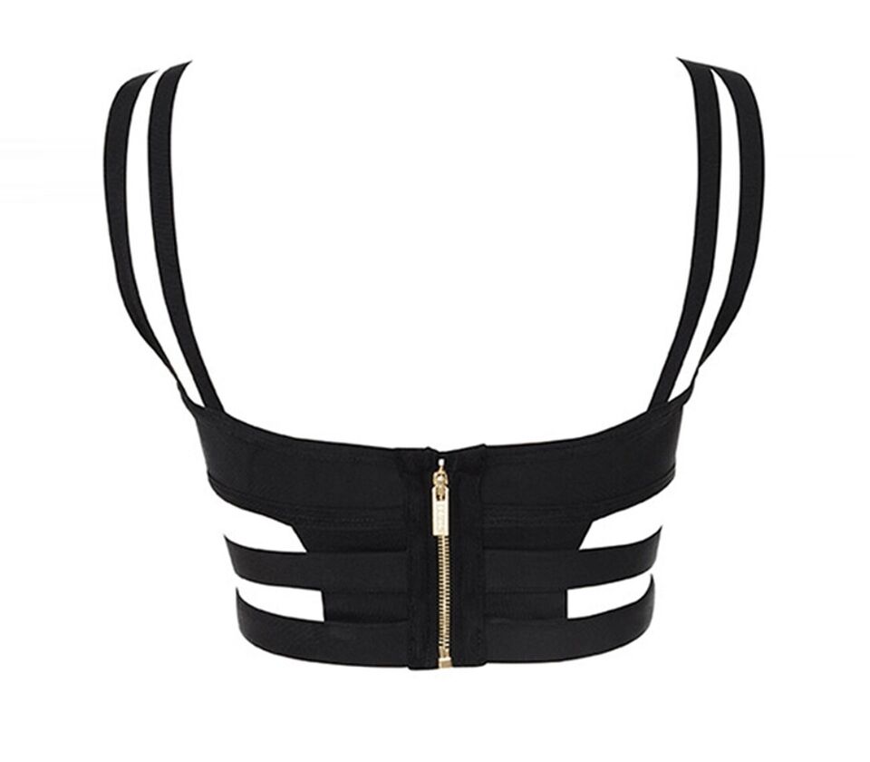 Cami Bandage Metal Buckle Bralette