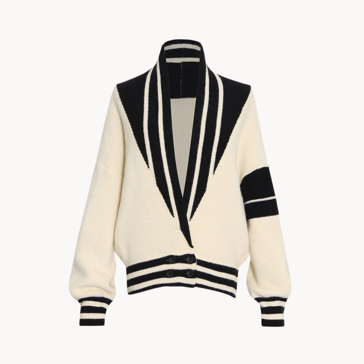 Sailor Striped Knit Cardigan