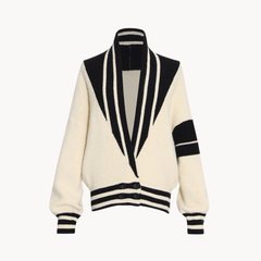 Sailor Striped Knit Cardigan
