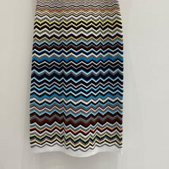 Sawtooth Stripes Knitted Dress