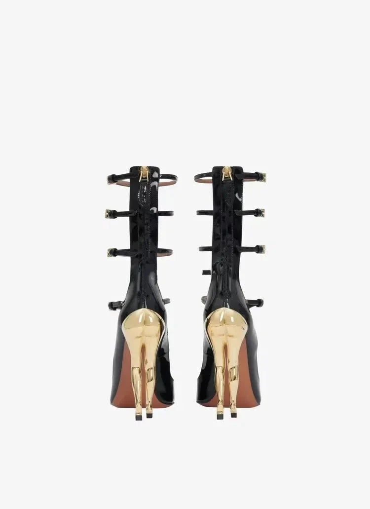 Sexy Back Quad Strap Stiletto