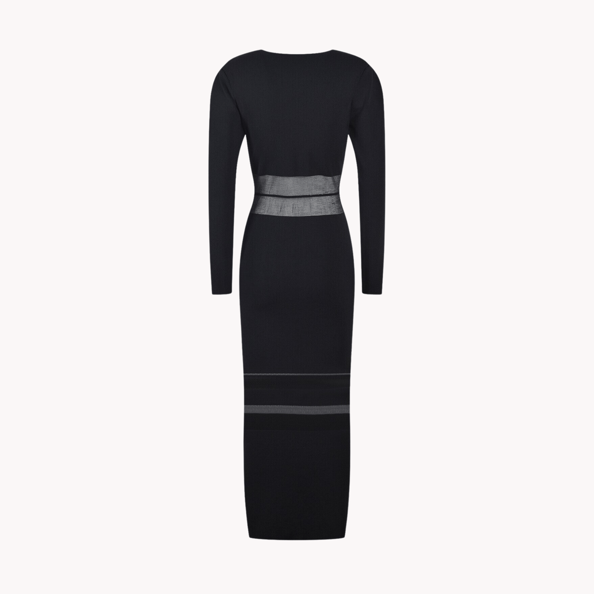 Pre Order: Sheer Mesh Black Bandage Dress – Kkuua
