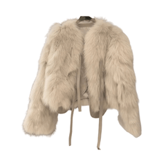 Short Faux Fur Winter Coat