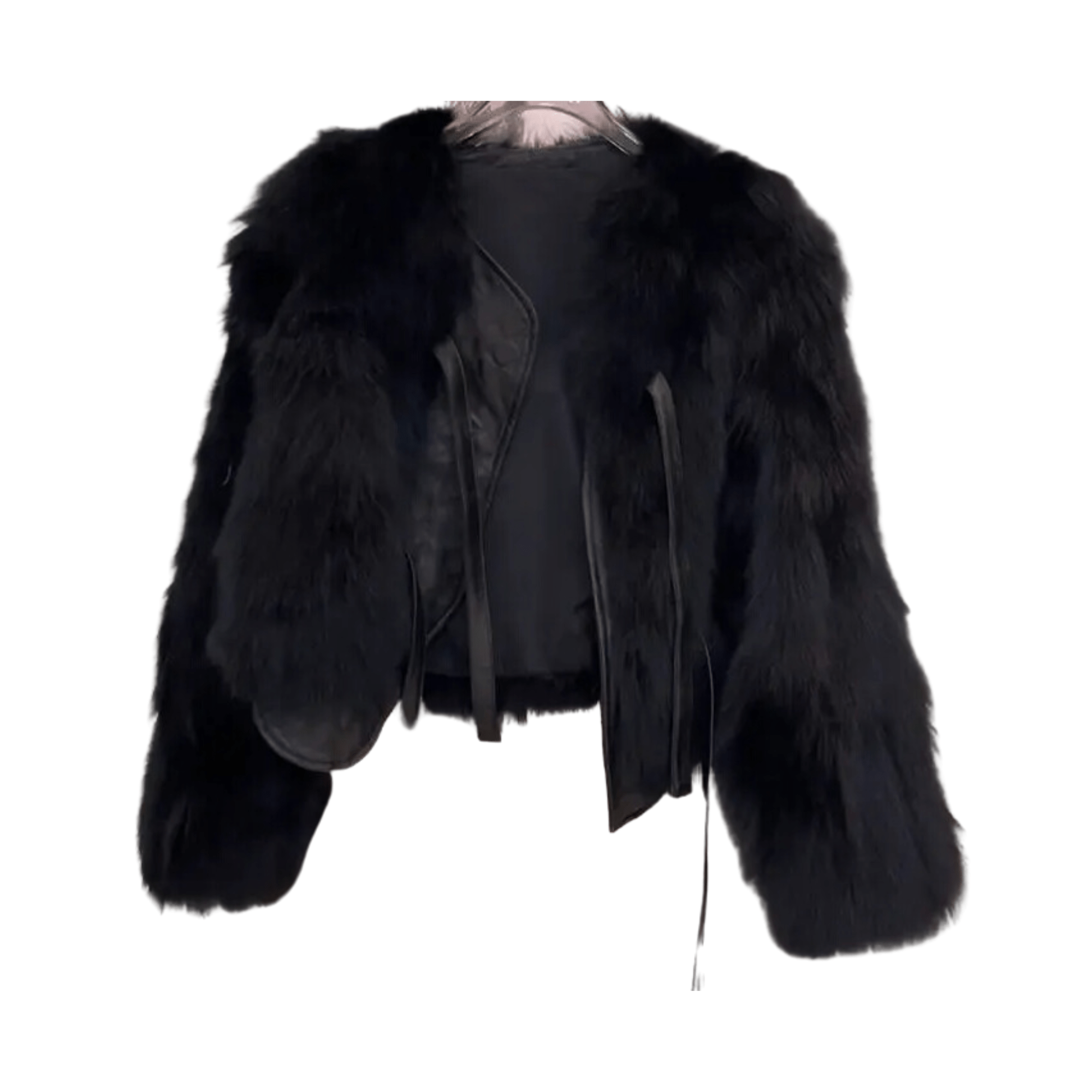 Short Faux Fur Winter Coat