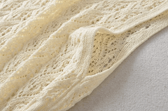 Side Slit Sleeveless Knitted Dress