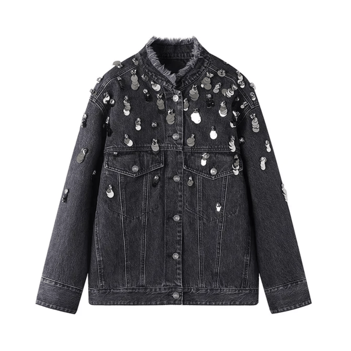 Silver Shower Denim Jacket